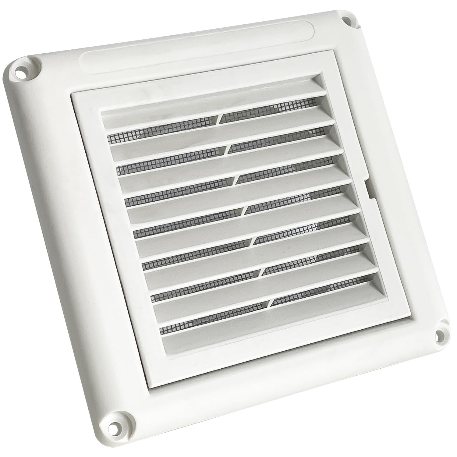 Sutekus Dryer Vent Cover Louvered Vent Cover With Mesh Screen Outside Dryer Exhaust Air Vent Cover Includes Installation Screw